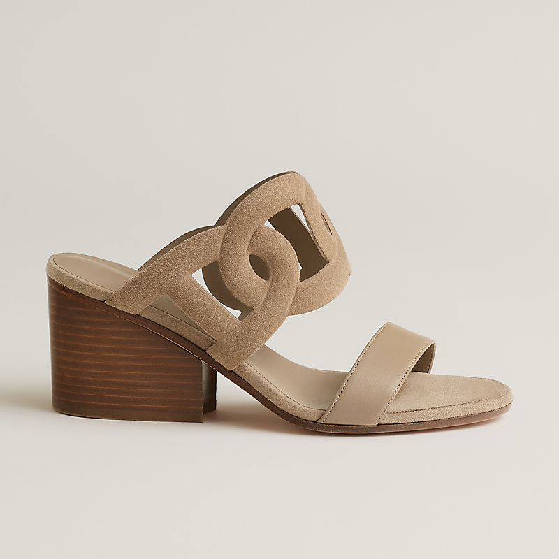 Lipari 70 sandal - Beige | Hermès Belgium